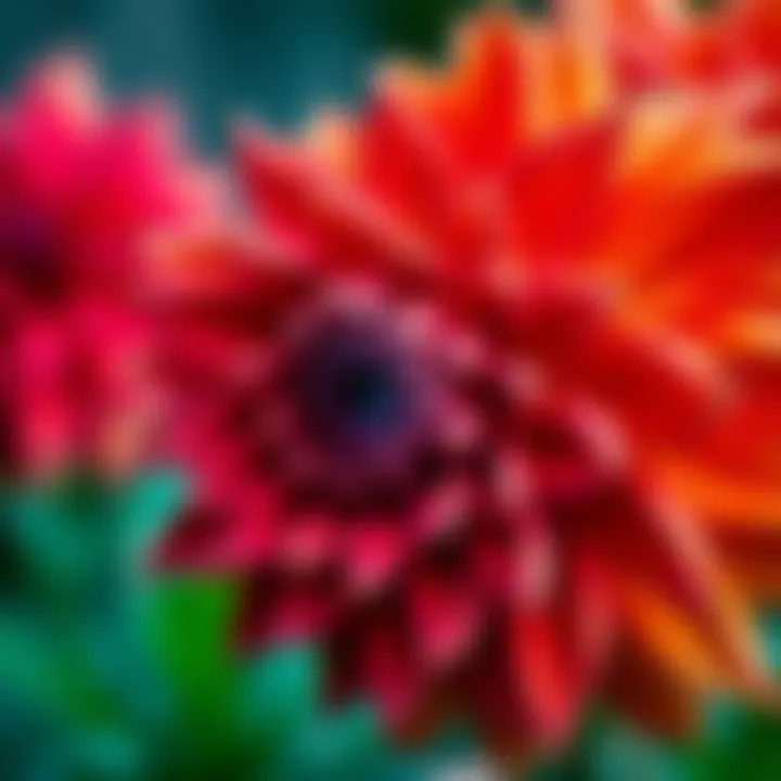 Close-up shot of a vibrant dahlia flower taken with a Sony A7iv camera.
