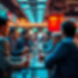 People engaging in a lively discussion about trading and events on an online forum.