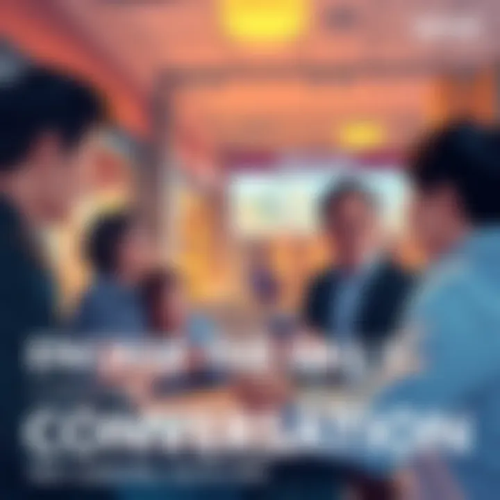 A group of people engaged in a discussion about VeChain, sharing insights and ideas in a casual setting