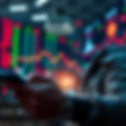 A person checking stock and cryptocurrency values on a smartphone, representing daily investment decisions.