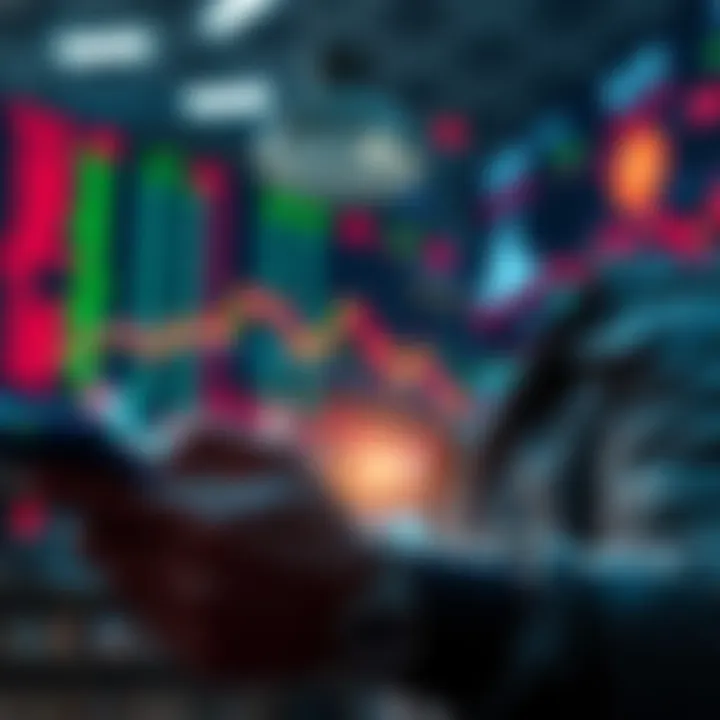 A person checking stock and cryptocurrency values on a smartphone, representing daily investment decisions.