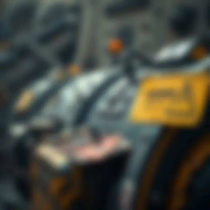 Damaged mining equipment waiting for repairs, highlighting the urgency of the situation