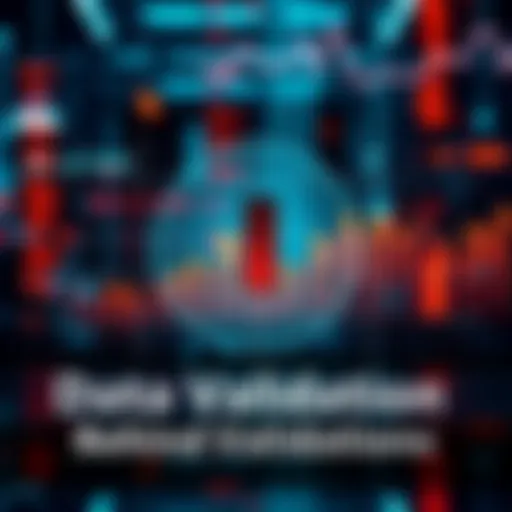 A chart displaying the key factors in calculating data validations, including accuracy and methodologies.