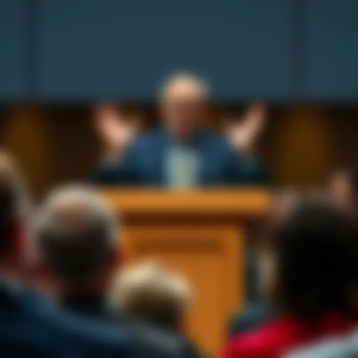 David Sacks presenting at a podium about the Clarity Act and Genius Act in front of an audience