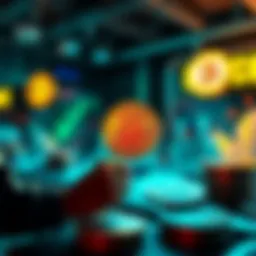 A digital representation of Bitcoin Cash being exchanged for USD stablecoins in a decentralized finance setting.