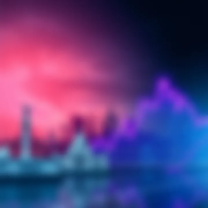 A graph showing a downward trend with symbols of traditional institutions fading in the background.