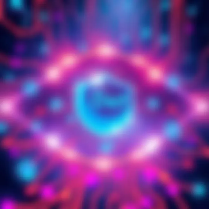 Illustration showing DeFi protocols working together to secure funds and protect against hacks