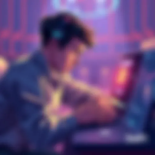 An illustration showing a user fixing a mistake on a DeFi platform, symbolizing easier recovery paths for users in cryptocurrency transactions.