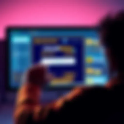 A frustrated person looking at a computer screen displaying a pending cryptocurrency transfer between Binance and Revolut