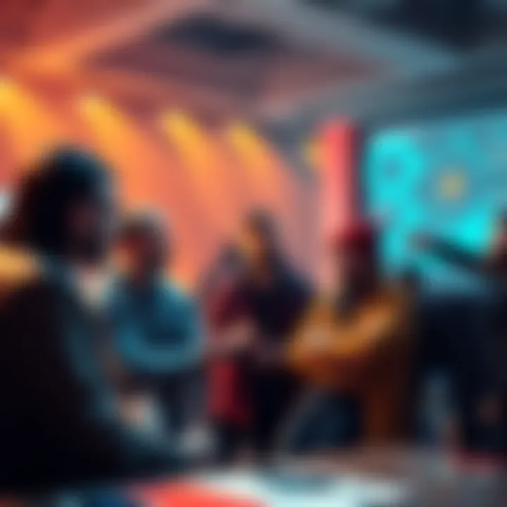 Group of developers sharing ideas about Cardano during Buidler Fest 2025