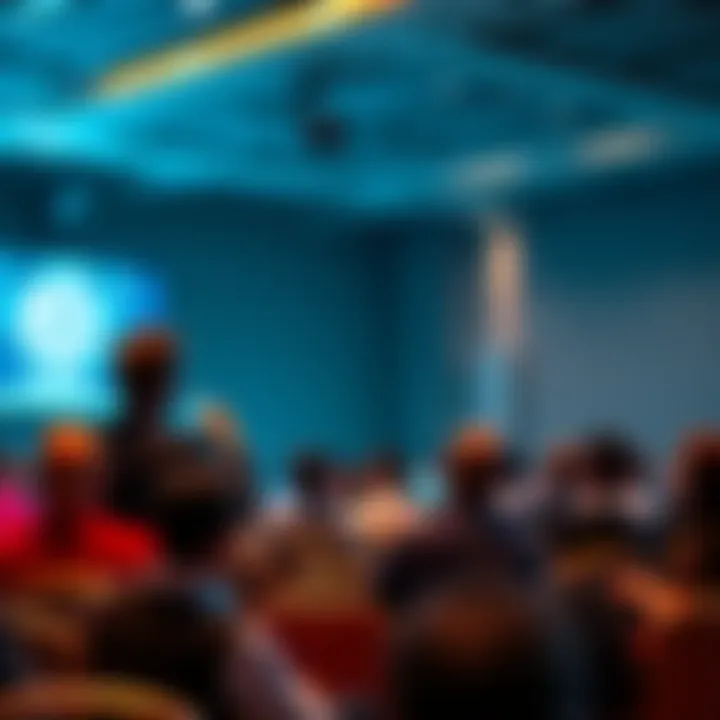 Jared Tate speaking about DigiDollar's mainnet launch delay and security audits at a conference