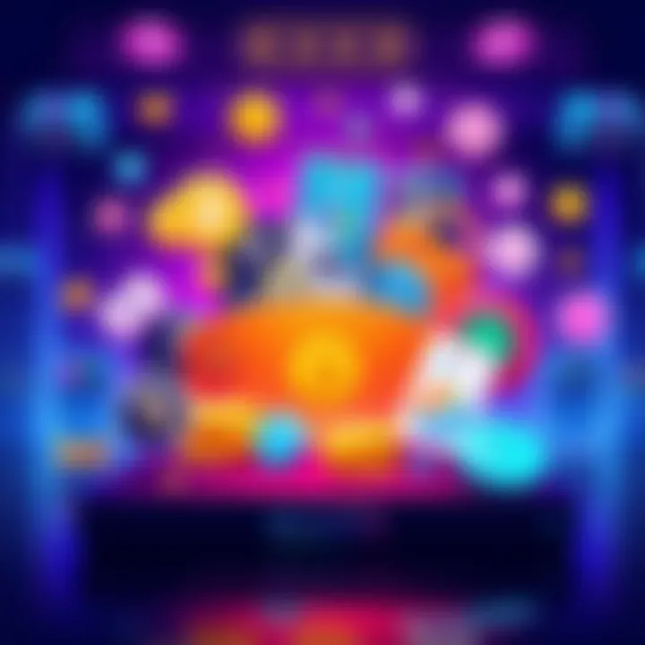 An illustration showing various digital collectibles and rewards in a virtual wallet, highlighting their potential value.