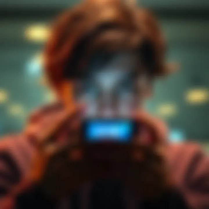 Disappearing Money A worried person looks at their bank account on a smartphone, showing a missing balance, with a concerned expression.