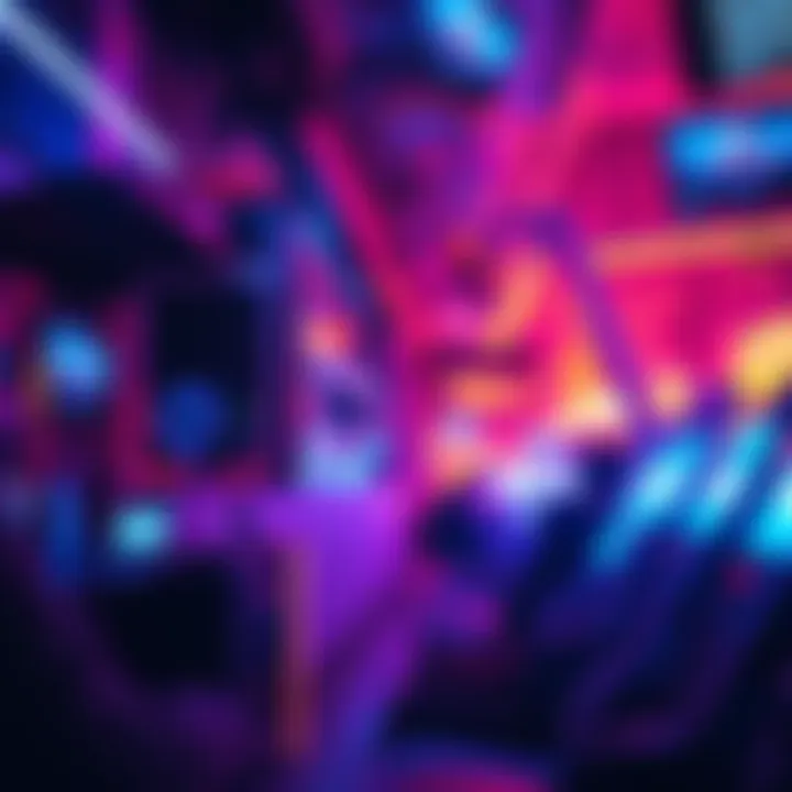 An abstract representation of digital dialogue and curiosity in a virtual chat room