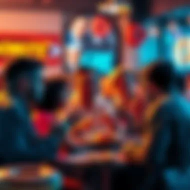 Discussion on donuts People sharing thoughts about donuts and news in a lively discussion