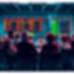 A group of people sharing ideas about trading and current events in a digital forum