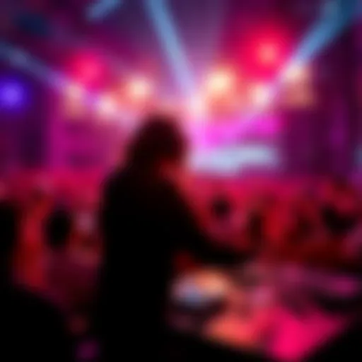 DJ Sally entertaining a crowd at Electric Euphoria in Hong Kong