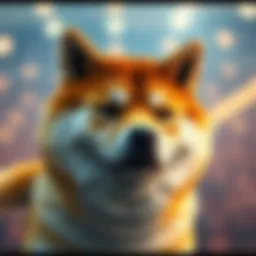 A sad Shiba Inu dog representing the decline of Doge coin's popularity
