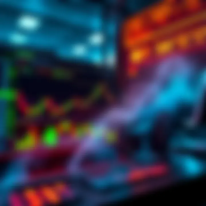 A display of live trades executed by a DOGE scalping bot on the Kraken exchange, showcasing charts and profit indicators