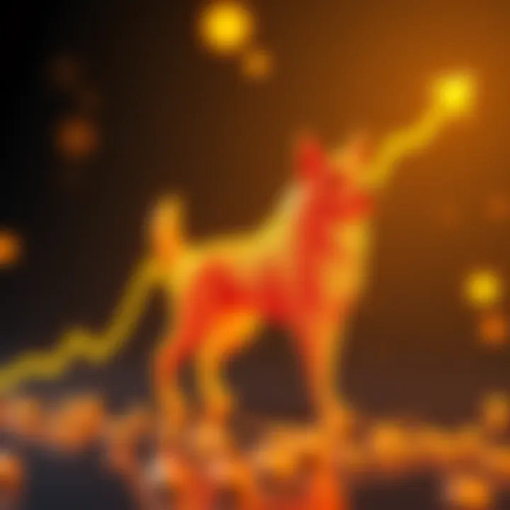 Graph showing the rise in Doge tokens from 152 billion to 161.5 billion over one month with a digital dog figure