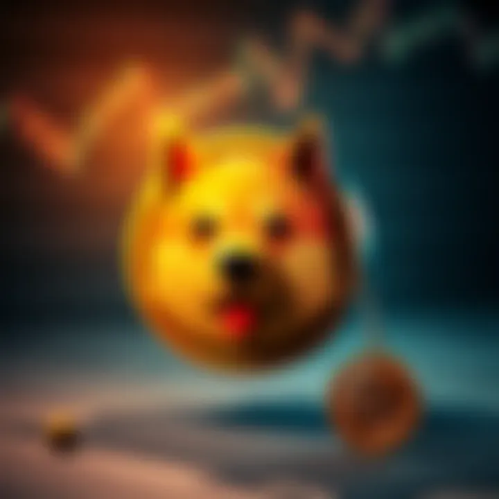 DogeCoin logo accompanied by a price tag showing $0.07, symbolizing its current market status.