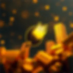 A graphic showing the Dogecoin logo soaring upwards against a backdrop of gold bars, symbolizing its potential rise to match previous highs.