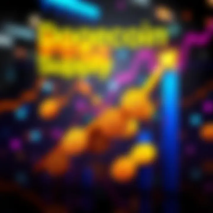 A graphic showing a rising graph with Dogecoin logos, symbolizing the rapid growth of Dogecoin supply.