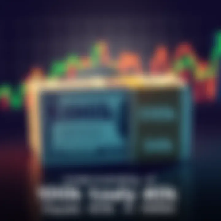 Illustration showing a stack of money labeled $100k next to a smaller stack labeled $40k with a background of inflation-related graphs