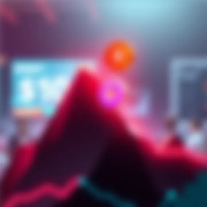 A digital graphic showing a rising chart with the DONUT token logo and a $10 target, representing investor optimism.