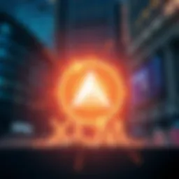 Graphic showing DTCC's significant investment in Stellar XLM with financial symbols and Wall Street imagery