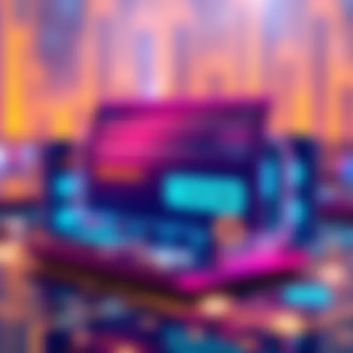 Illustration showing multiple cryptocurrency wallet addresses changing for each transaction on a digital platform.