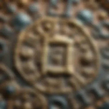A close-up of a rare Early EL hemihekte coin from Ionia, showcasing its ancient design and minting details.