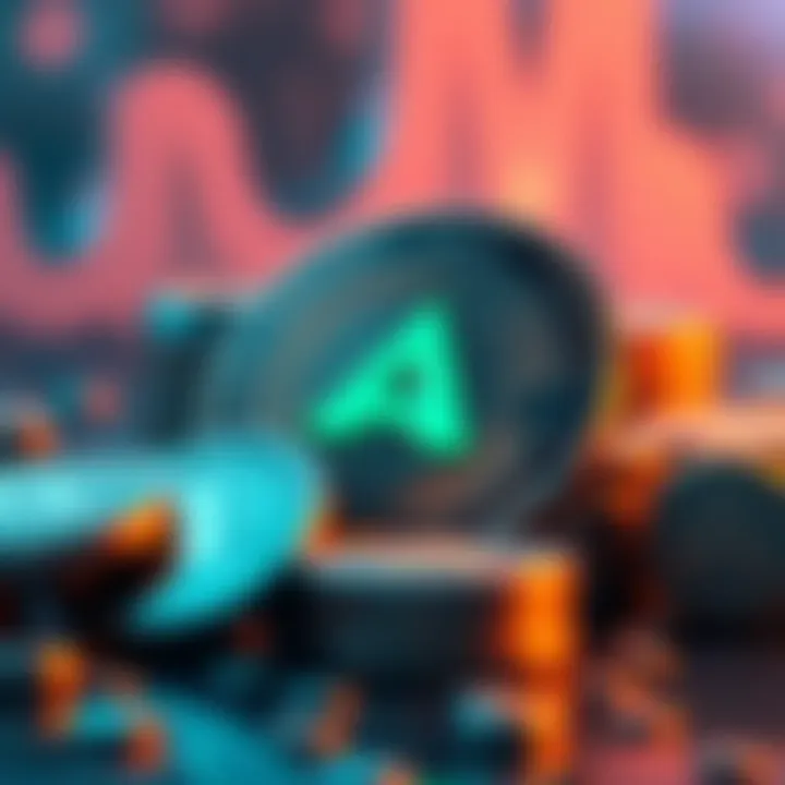 A graphic showing USDT coins and the Aave logo, representing the earning potential of 11% yield in decentralized finance