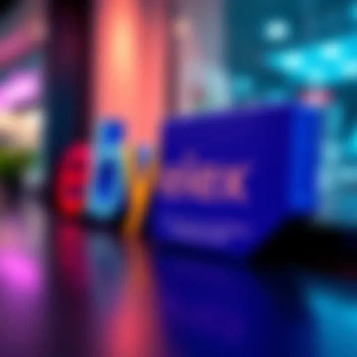 A visual representation of Ebay's logo alongside Flexa's logo, symbolizing their new payment partnership.