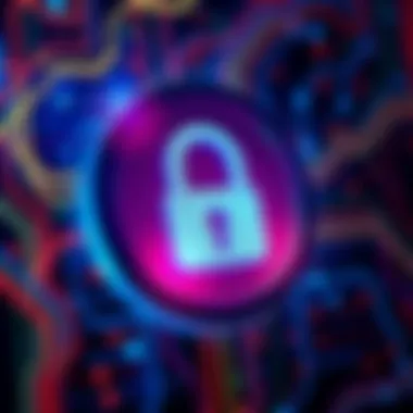 A visual representation showing the Electrum wallet logo with a padlock symbol, indicating a security update to protect Bitcoin users
