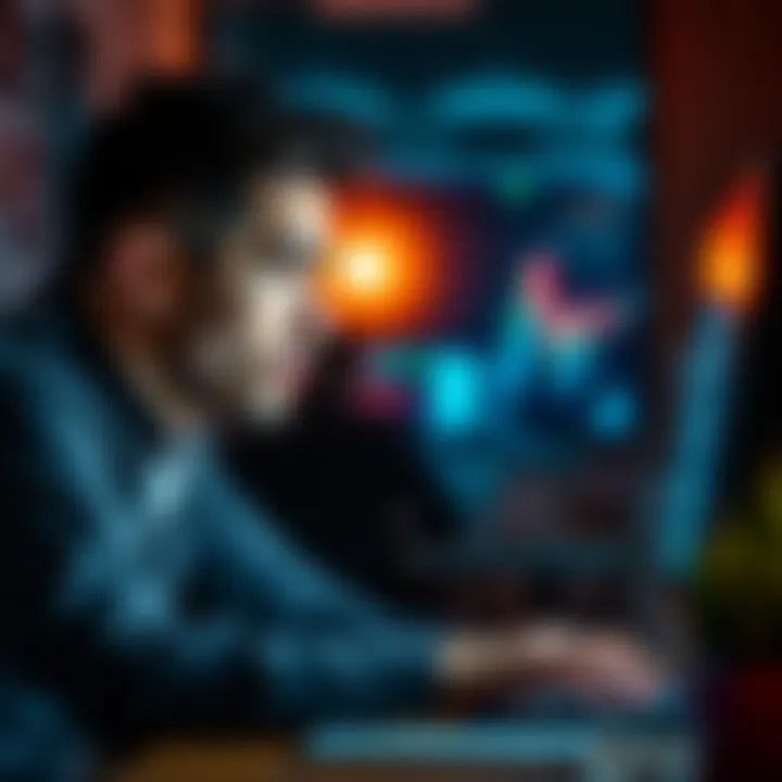 A person looking worried while checking their email on a computer, showing concern over unexpected messages about account verification.