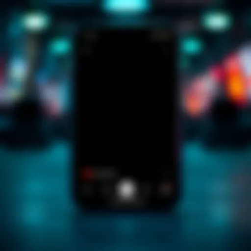 A phone screen displaying an empty news feed, symbolizing stories with zero views.
