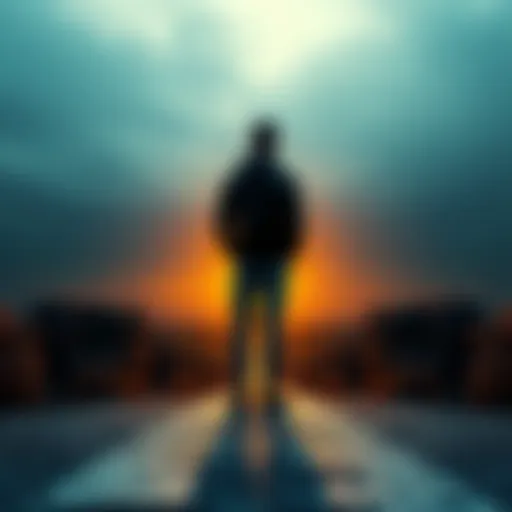 A person standing at a crossroads, looking contemplative, symbolizing the end of a chapter in life.