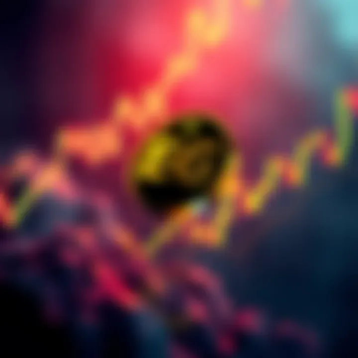 ERG Coin Surges Graphic showing ERG coin rising by 10% on a trading chart