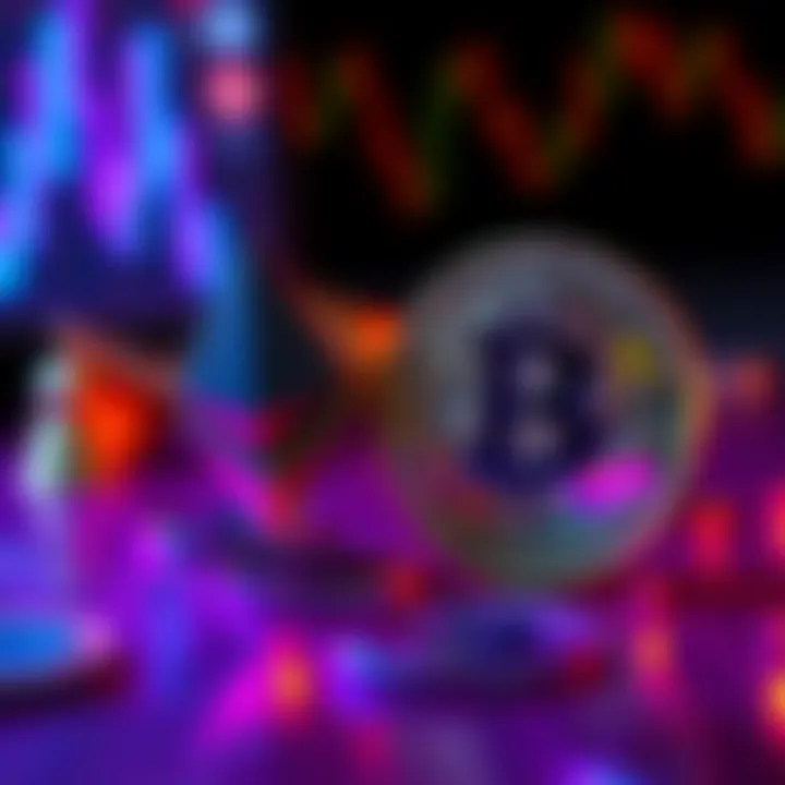 A visual representation of Ethereum and Bitcoin symbols being exchanged