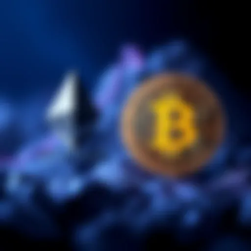 Comparison of Ethereum and Bitcoin logos with a question mark, symbolizing their future in 2026.