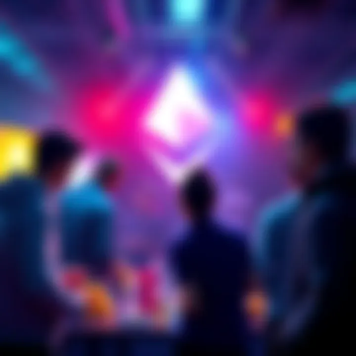 Ethereum Community Discussion Participants engaging in a lively discussion about Ethereum topics and price trends.