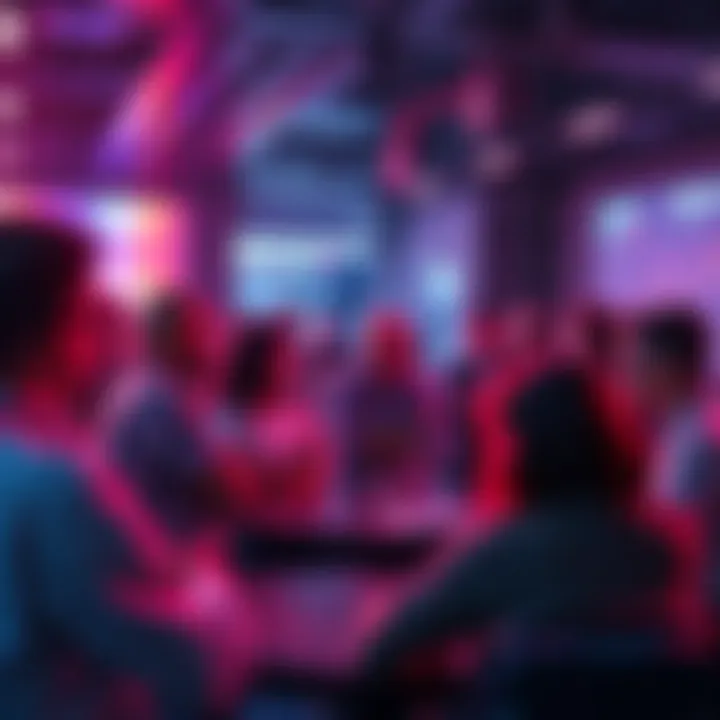 Ethereum Community Discussion People engaged in a lively discussion about Ethereum news and prices in an online forum setting.
