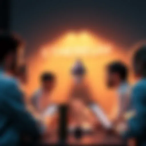 People engaging in a discussion about Ethereum, sharing news and insights.