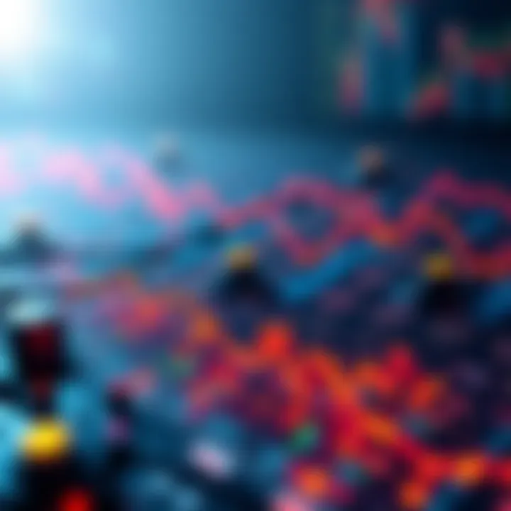 A graphic showing a surge in Ethereum transactions with indicators of onchain spam traffic