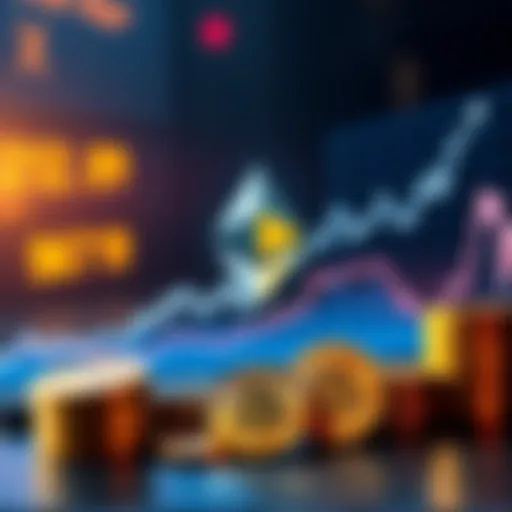 A graph showing Ethereum's price projected to reach $250,000, with Bitcoin and gold labeled as unproductive assets.