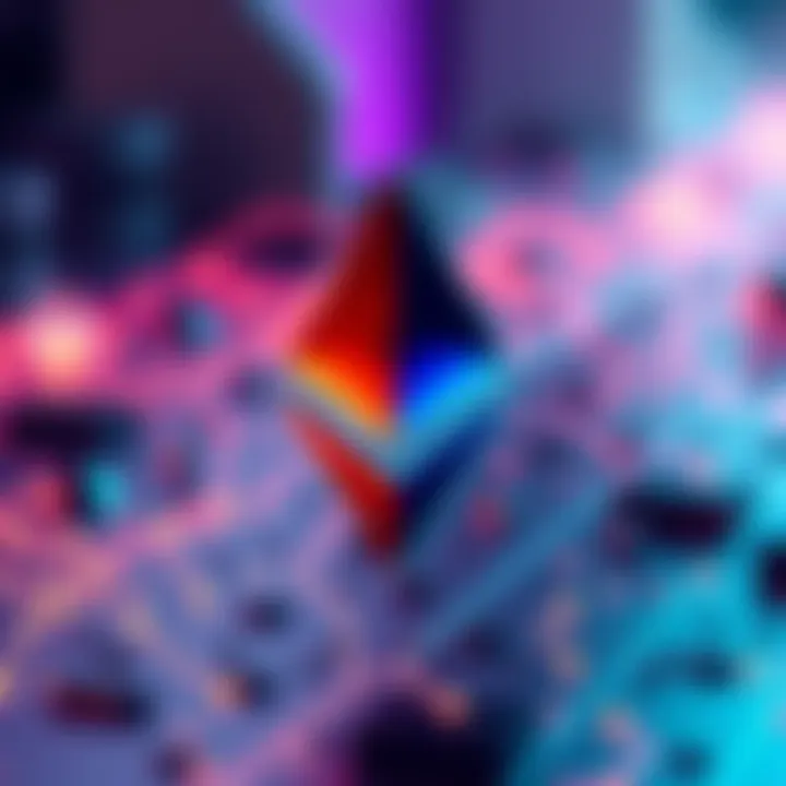 A graphic representation of the Ethereum logo with a digital block symbolizing the 25 million blocks produced.