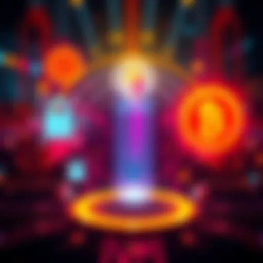 A visual representation of the Ethereum Foundation's BPO-1 upgrade, showcasing enhanced network features and security symbols.