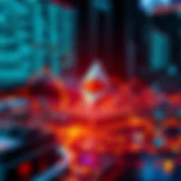 Artificial intelligence technology analyzing code for vulnerabilities in the Ethereum network to enhance security.