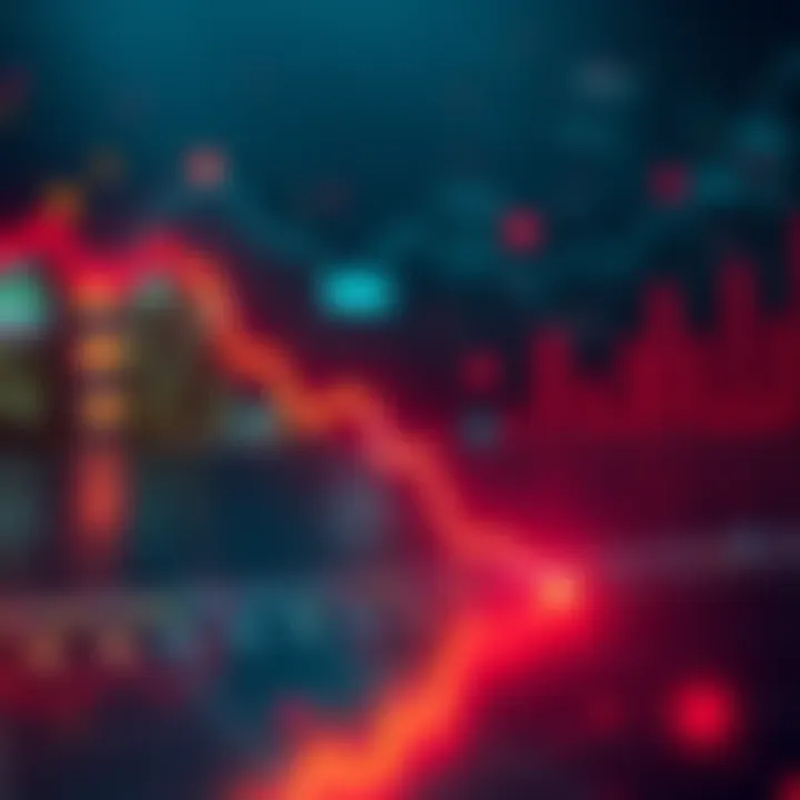 Ethereum funding rate decline Graph showing Ethereum funding rates dropping into the negative zone with a downward trend line